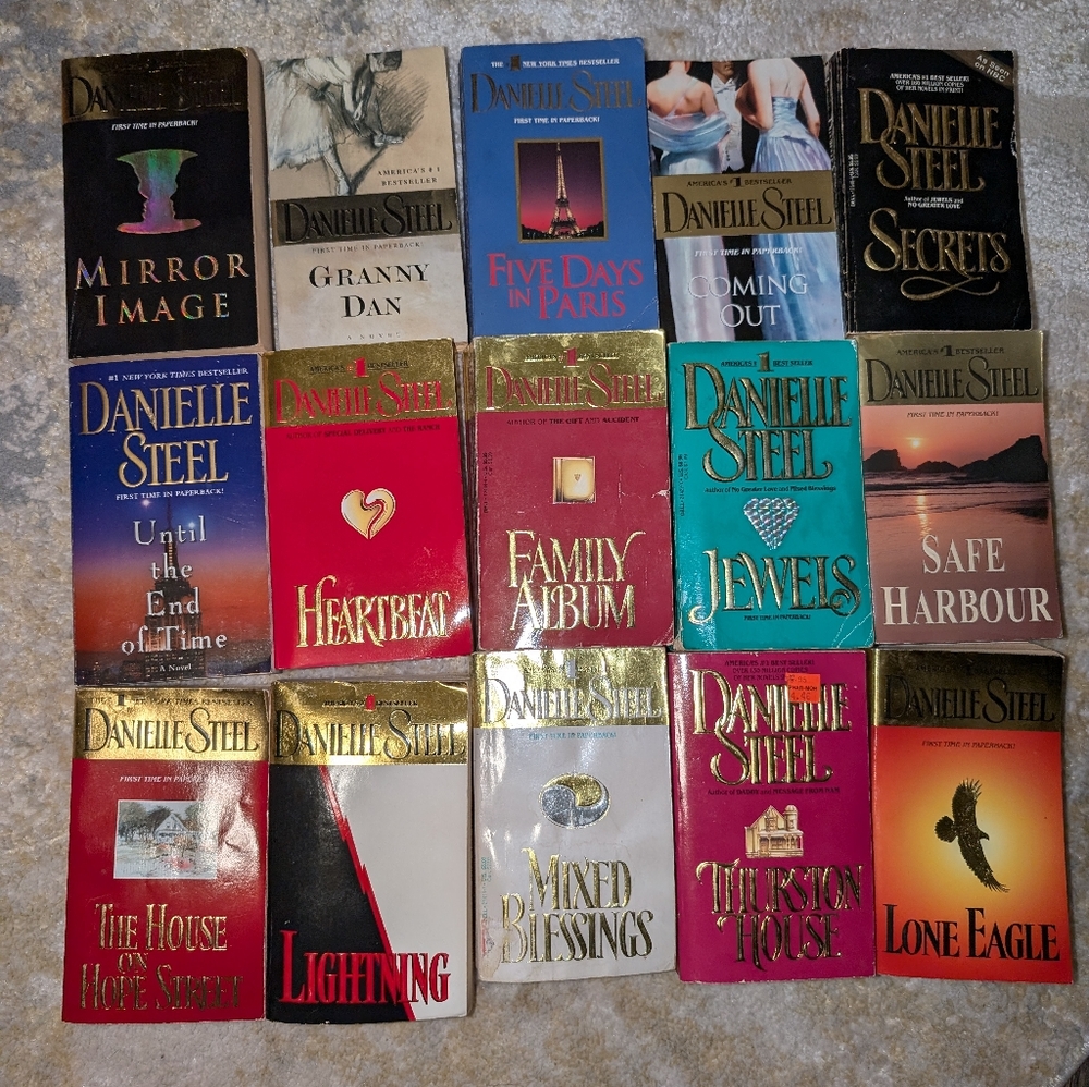 Danielle Steel paperback books